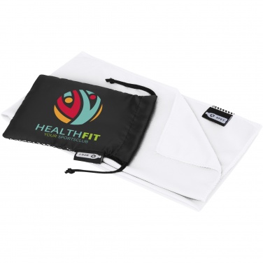 Logo trade corporate gifts picture of: Raquel cooling towel made from recycled PET 80x30 cm
